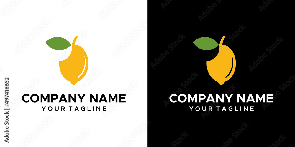 lemon themed graphic image. on a black and white background. basic vector graphics.