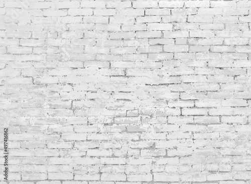 white brick wall