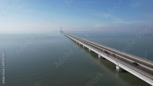 Wallpaper Mural Suramadu bridge is a Landmark of Surabaya, connection from Surabaya city and Madura island Torontodigital.ca