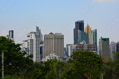 Park  architecture and cityscape in Thailand 