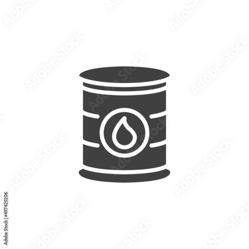 Oil Barrel vector icon