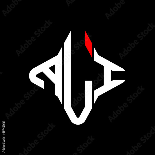 ALI letter logo creative design with vector graphic photo