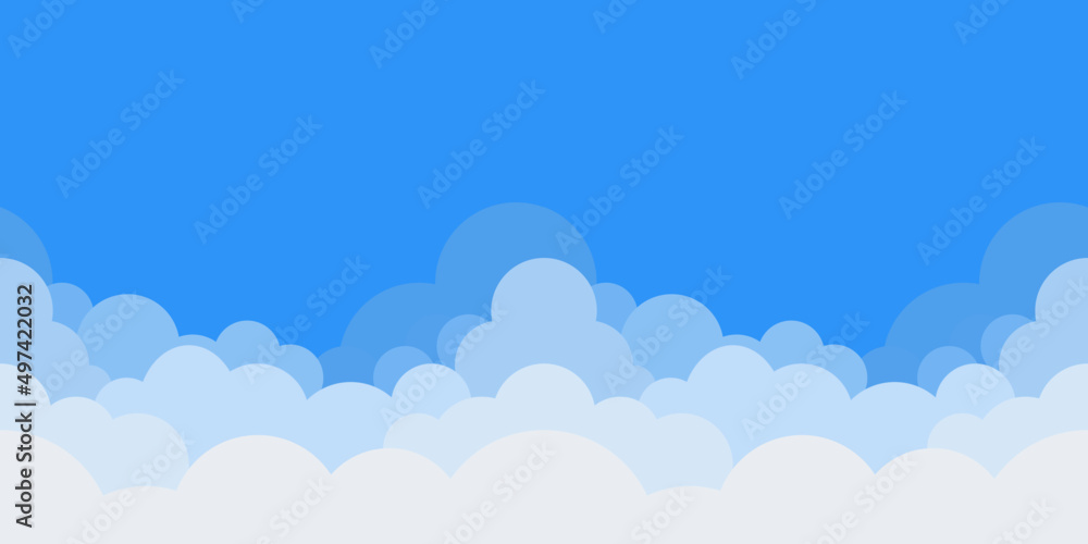 blue sky with clouds