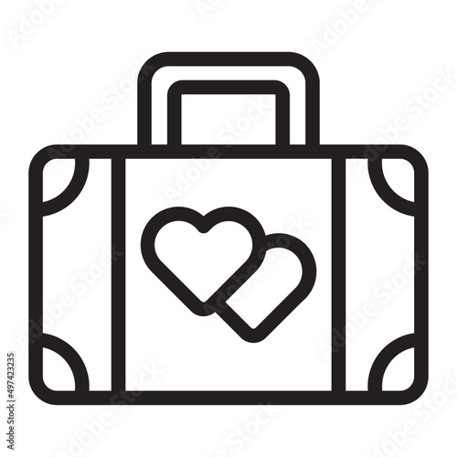 bag line icon