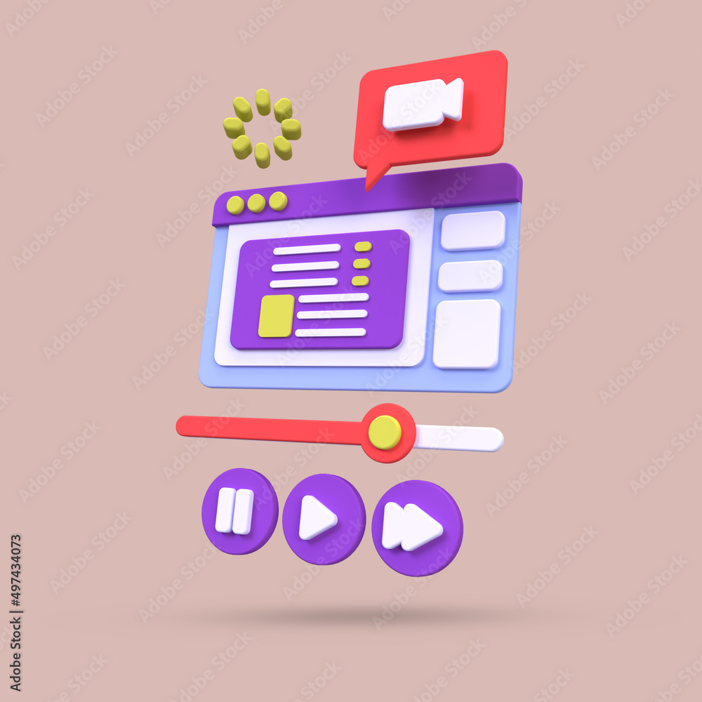 SEO Optimization illustration background 3D render icon for business SEO Optimization illustration background 3D render icon for business