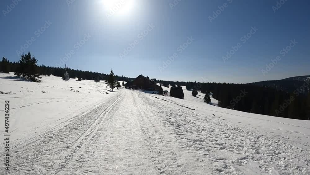 Time lapse wycieczka w góry
