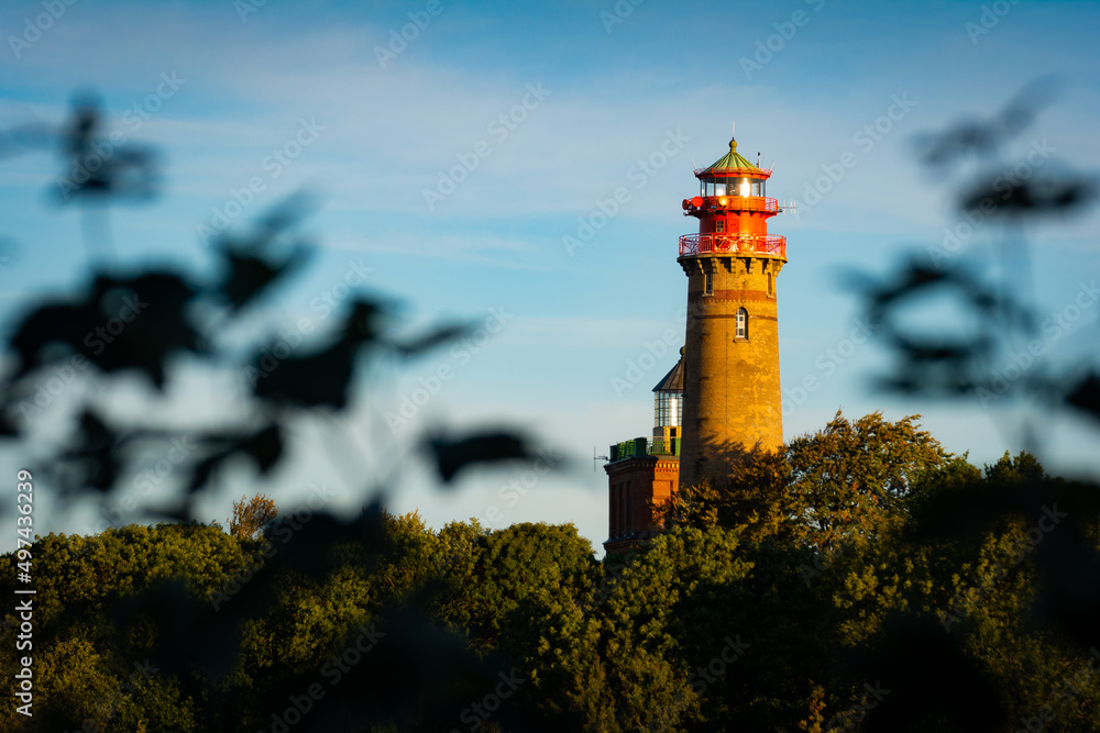Leuchtturm am Kap Arkona auf Insel Rügen