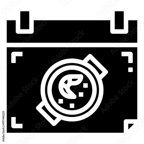 PAELLA glyph icon,linear,outline,graphic,illustration