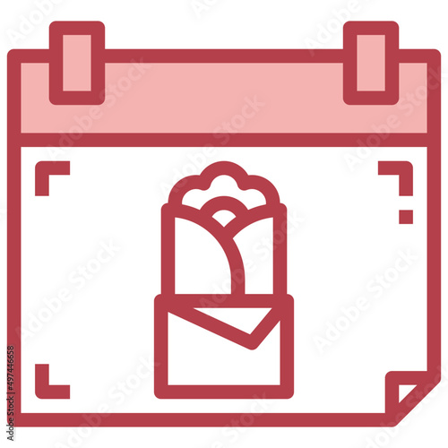 SHAWARMA red line icon,linear,outline,graphic,illustration