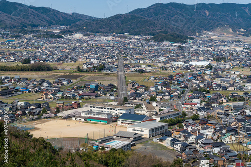 Wallpaper Mural 福井県敦賀市の街並み　衣掛山からの眺望 Torontodigital.ca