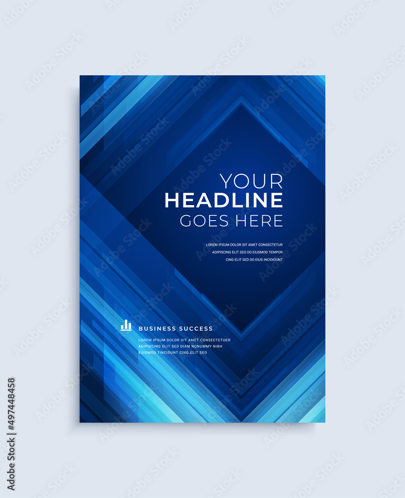 Fototapeta premium Modern abstract cover design template. Vector illustration Eps 10.