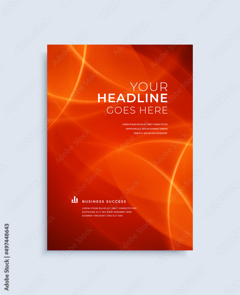 Naklejka premium Modern abstract cover design template. Vector illustration Eps 10.