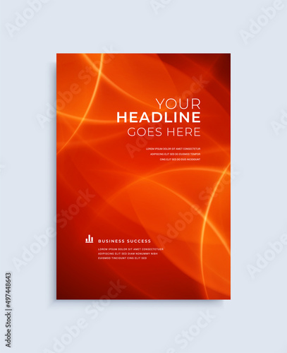 Modern abstract cover design template. Vector illustration Eps 10.