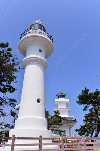 Songdaemal Lighthouse in Gampo-eup, Gyeongju, South Korea. photo