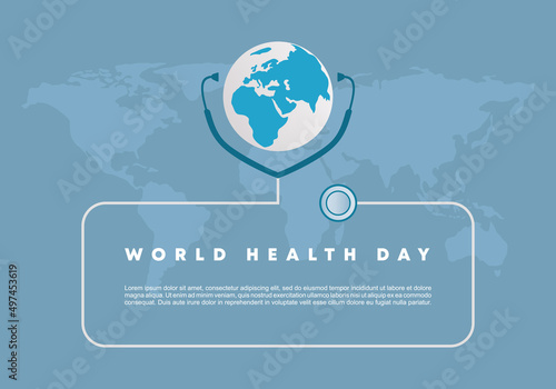 World health day background...