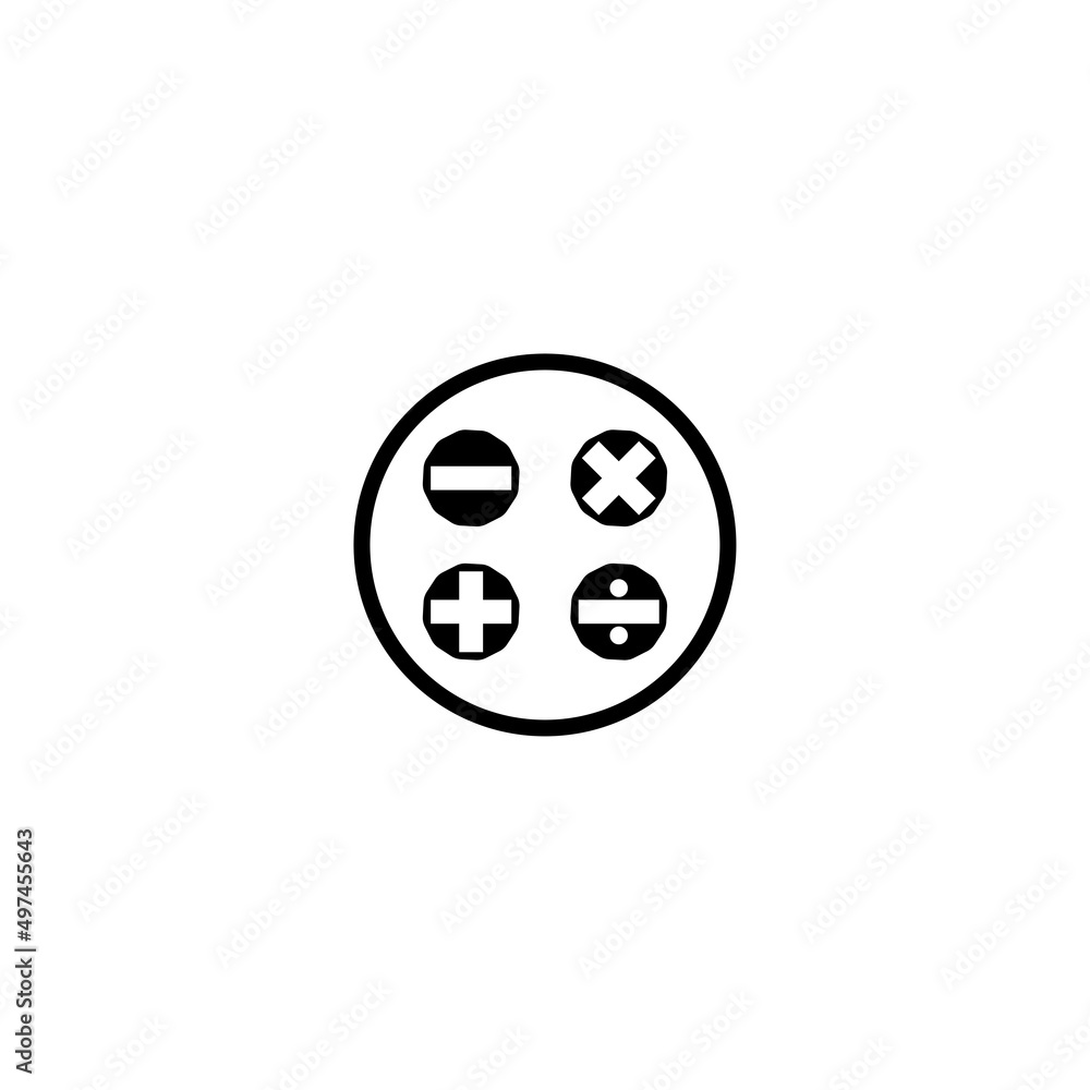 math icon vector design templates math icon vector design templates