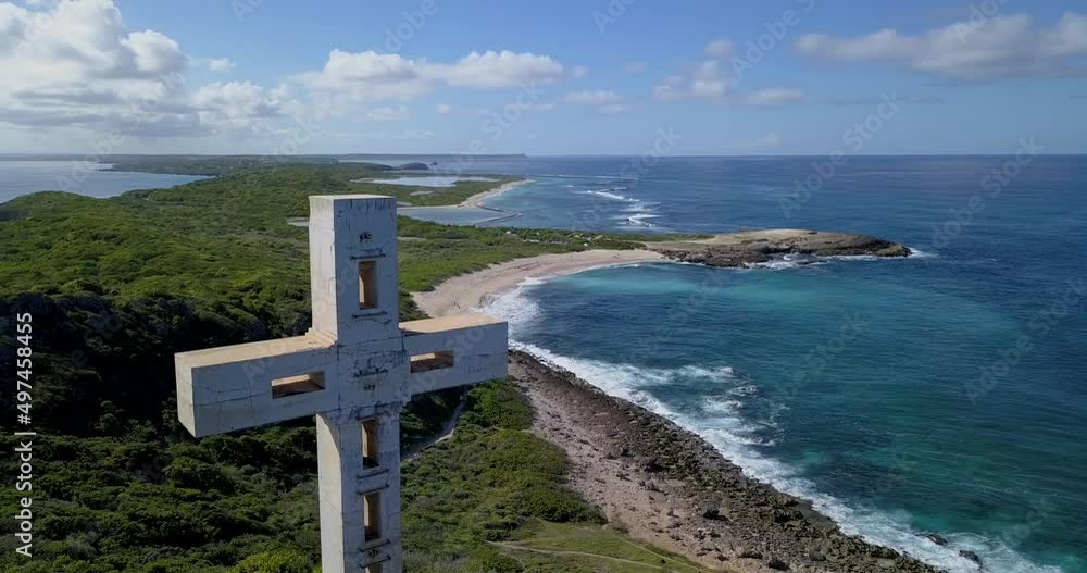 Aerial views of Guadeloupe, Pointe des Chateaux Aerial views of Guadeloupe, Pointe des Chateaux