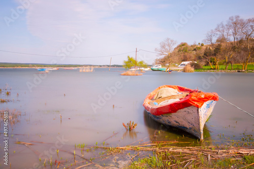 Terkos lake and life around it . photo