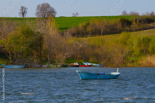 Terkos lake and life around it . photo