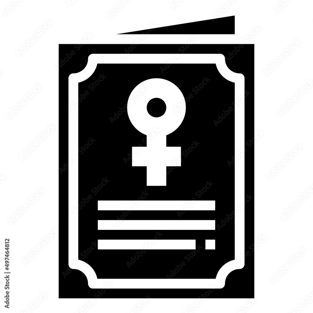 Fototapeta premium INVITATION glyph icon,linear,outline,graphic,illustration