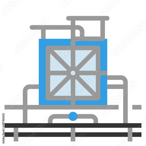 chiller flat icon
