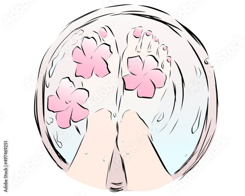 エステ　フラワーバス　足湯