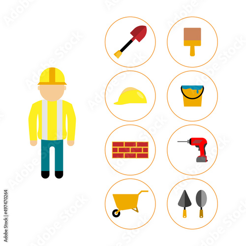 Bundle Of Construction Icon Design