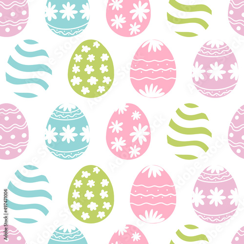 Easter eggs patterns.