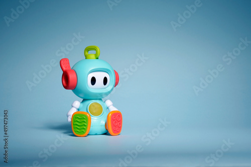 Playful sitting robot