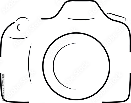 Minimal camera, photography, photographer icon