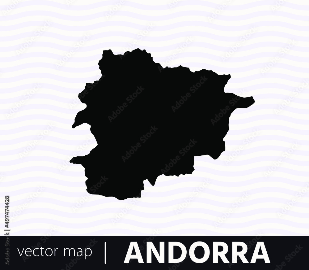 High Detailed Vector Map - Andorra