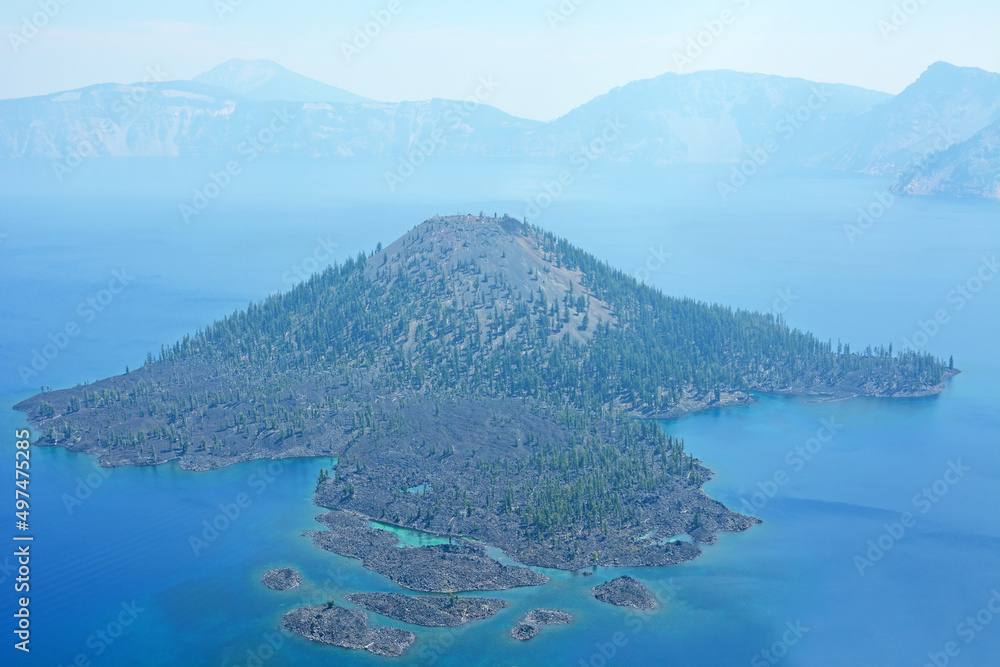 Naklejka premium Crater lake in Oregon