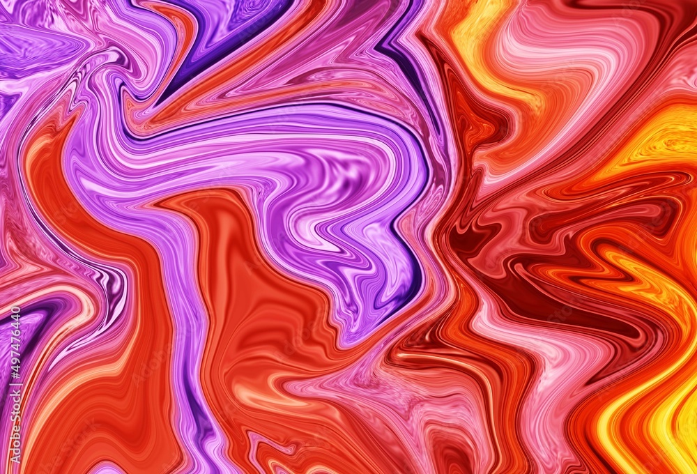 ULTRA HD. Hand Painted Background With Mixed Liquid Paints. Abstract Fluid Acrylic Painting. Marbled Colorful Abstract Background. Liquid Marble Pattern.
