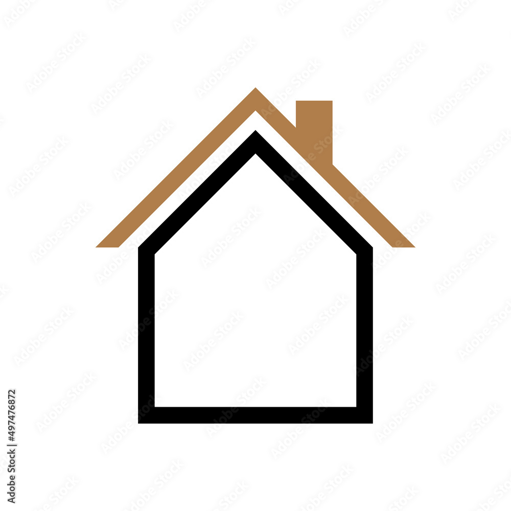 House symbol Vector simple flat logo symbol House symbol Vector simple flat logo symbol