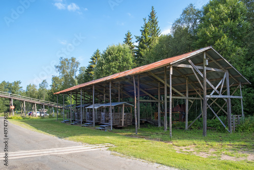 Old industrial barn for peat © Lars Johansson