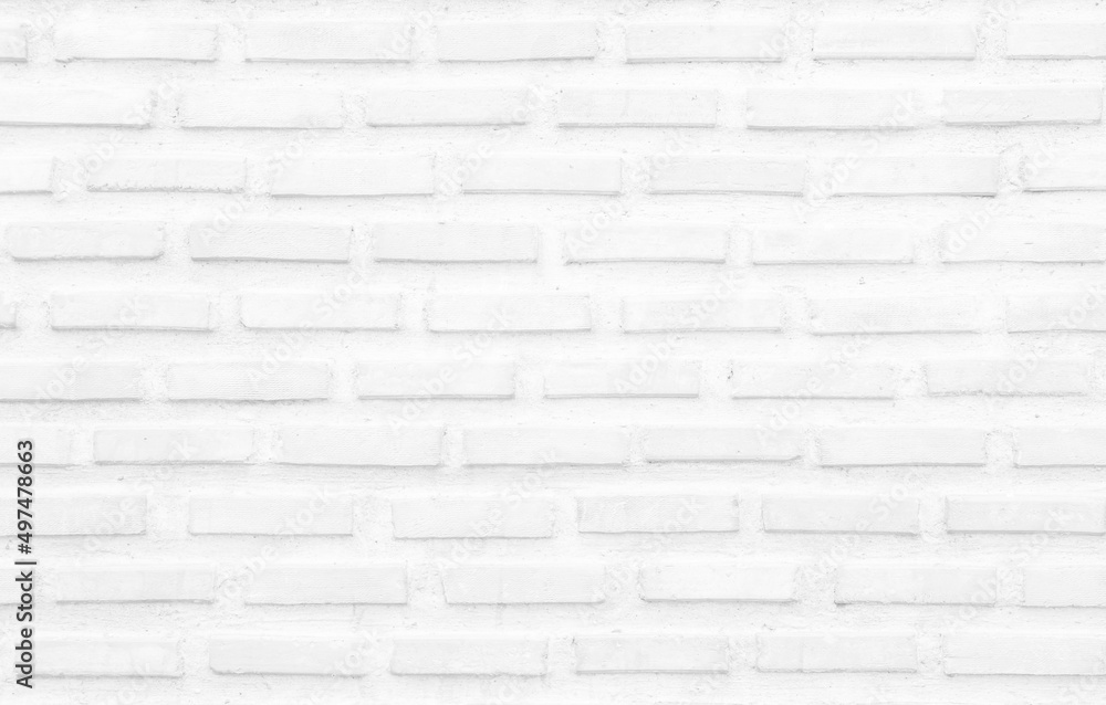 White grunge brick wall texture background for stone tile block painted in grey light color decoration. White grunge brick wall texture background for stone tile block painted in grey light color decoration.