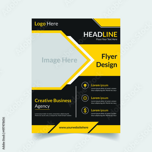 Classic Brand Flyer Design Template for Professional Business