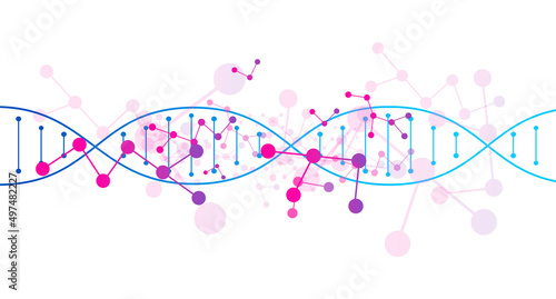 dna, genetica, molecole, cromosomi photo