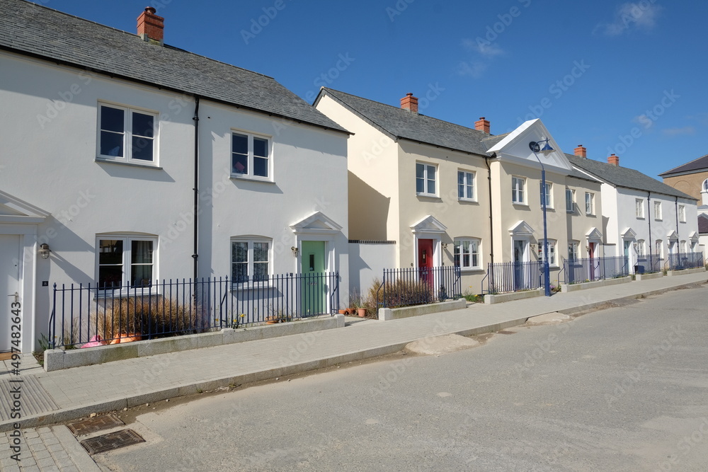Nansledan Newquay Cornwall England UK Prince Charles model housing estate 
