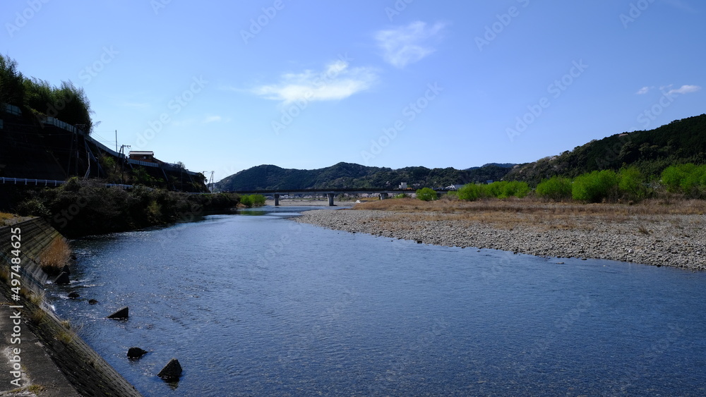 Obraz premium 川