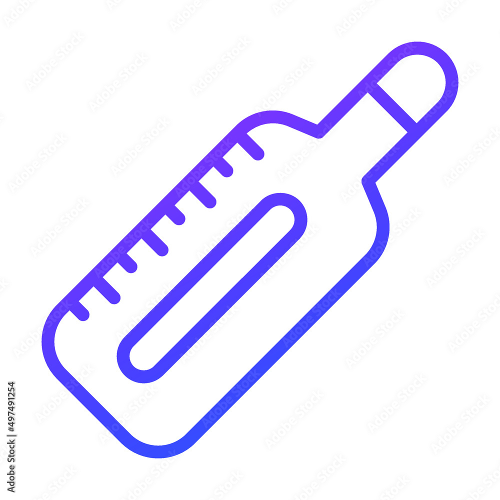 Thermometer Healthcare Medical, vector graphic Illustration Icon. Thermometer Healthcare Medical, vector graphic Illustration Icon.