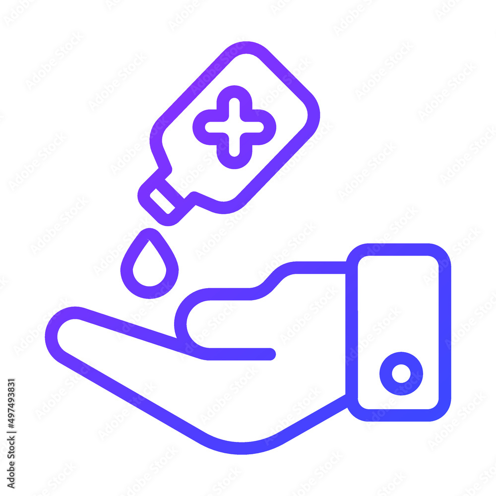 Sanitizer Healthcare Medical, vector graphic Illustration Icon. Sanitizer Healthcare Medical, vector graphic Illustration Icon.