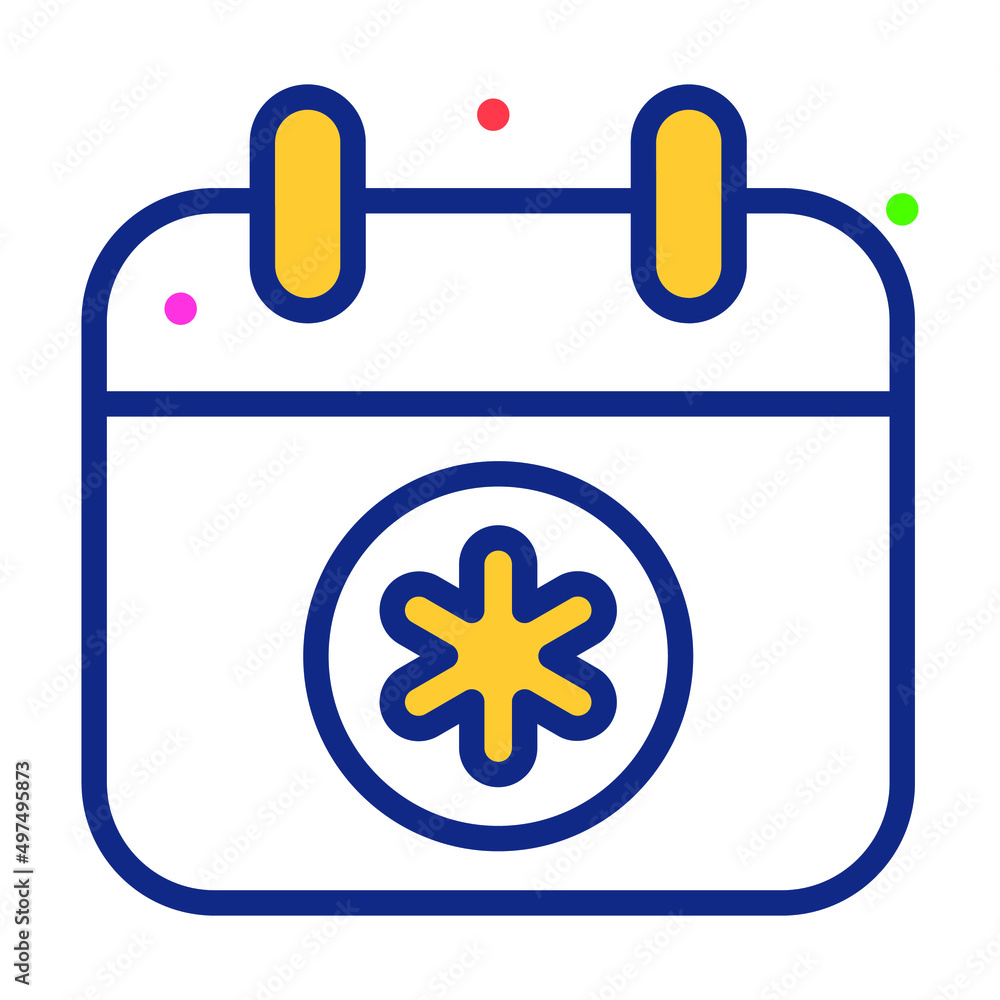 Calendar Healthcare Medical, vector graphic Illustration Icon. Calendar Healthcare Medical, vector graphic Illustration Icon.