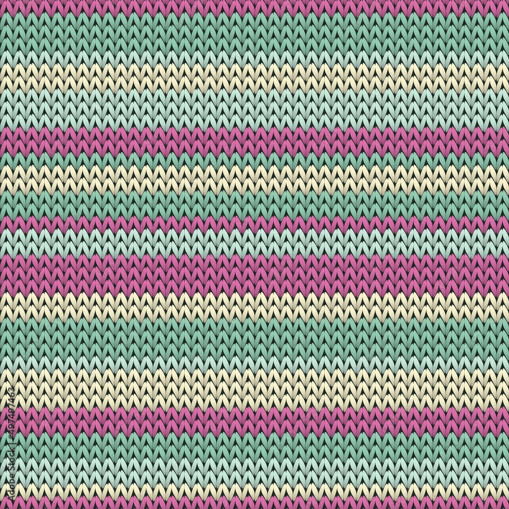 Handmade horizontal stripes knit texture Handmade horizontal stripes knit texture