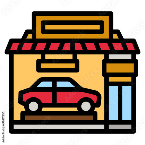 showroom line icon