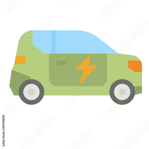 ev flat icon
