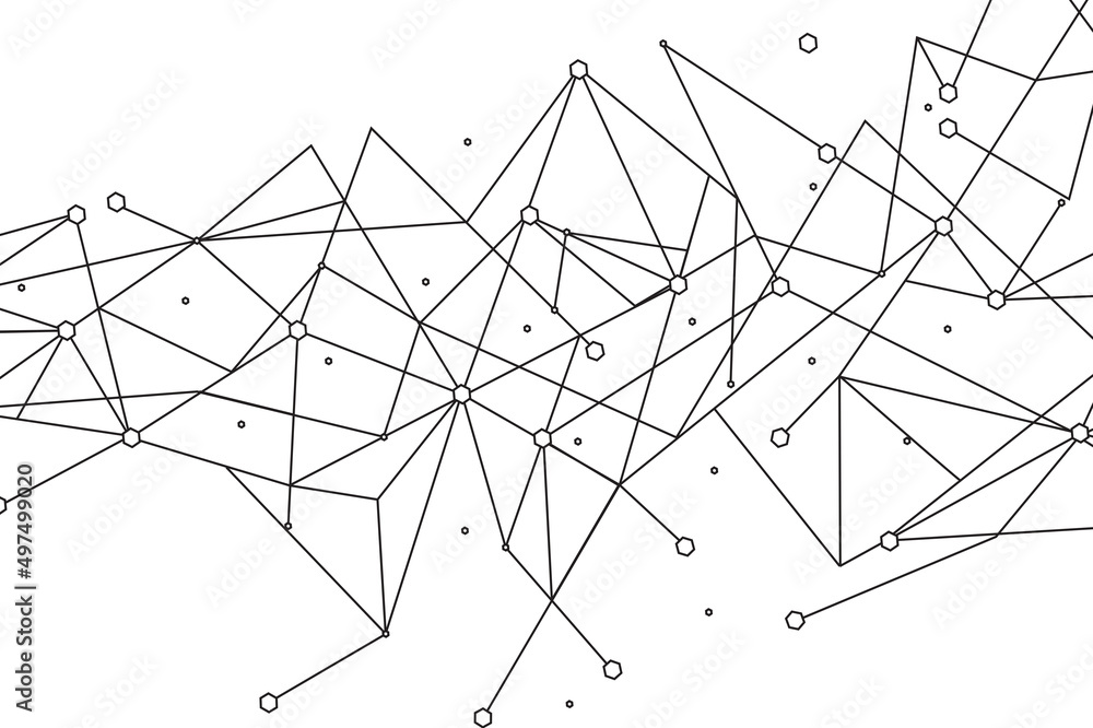 Network abstract connection isolated on white background. Network technology background with dots and lines. Ai background. Modern abstract concept. Ai background vector, network technology Network abstract connection isolated on white background. Network technology background with dots and lines. Ai background. Modern abstract concept. Ai background vector, network technology