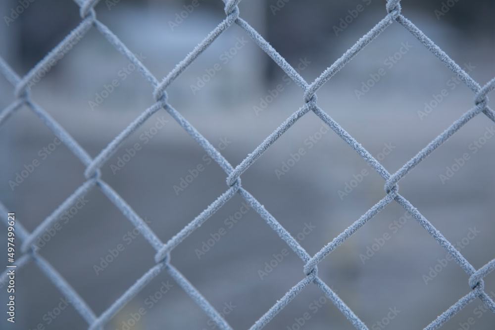 Fototapeta premium textura de malla congelada 