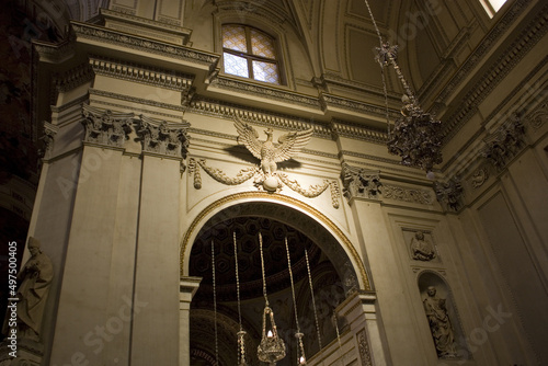 Interior of Cathedral of Palermo  Sicily  Italy