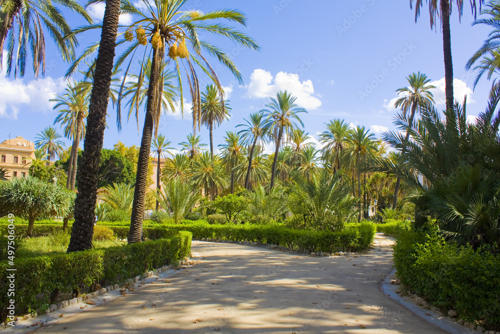 Park Villa Bonanno in Palermo, Sicily, Italy Park Villa Bonanno in Palermo, Sicily, Italy